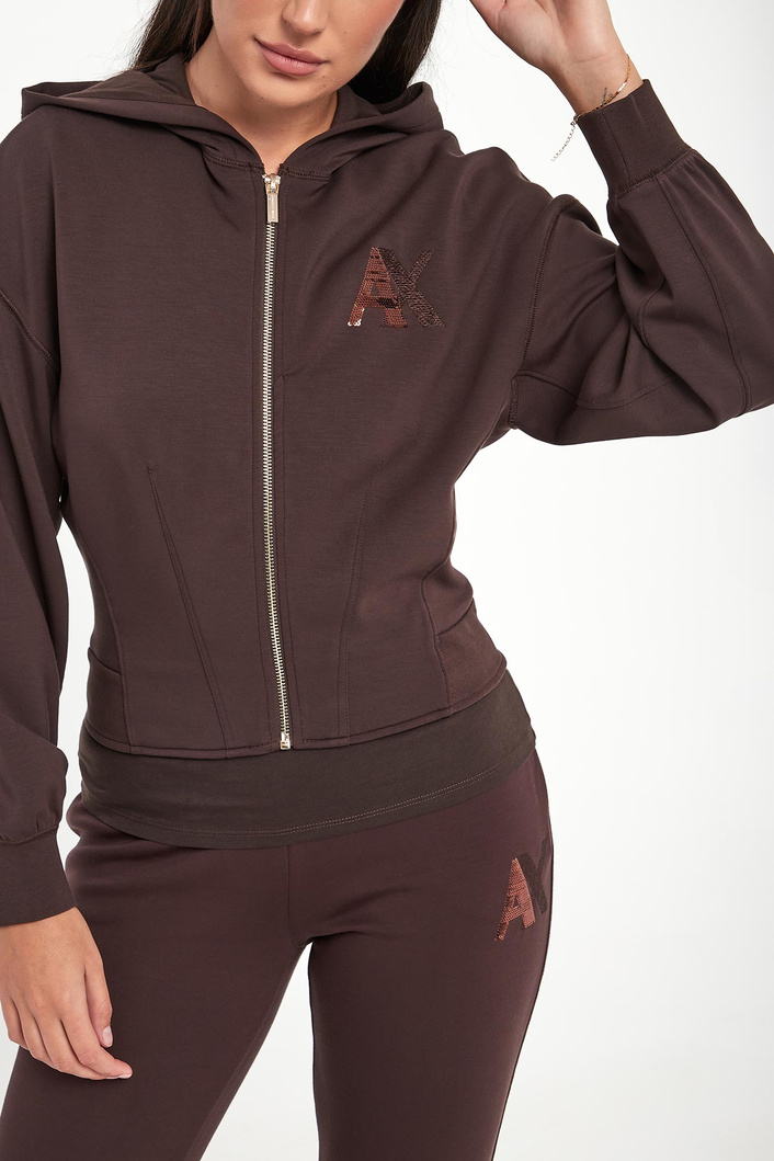 Bluza damska z logo ARMANI EXCHANGE