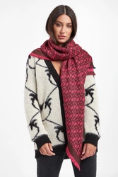 Chusta z wełną Sarata PINKO