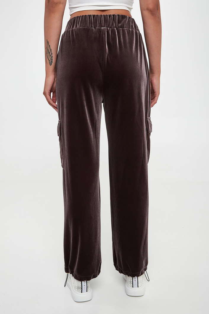 Spodnie damskie welurowe LIU JO