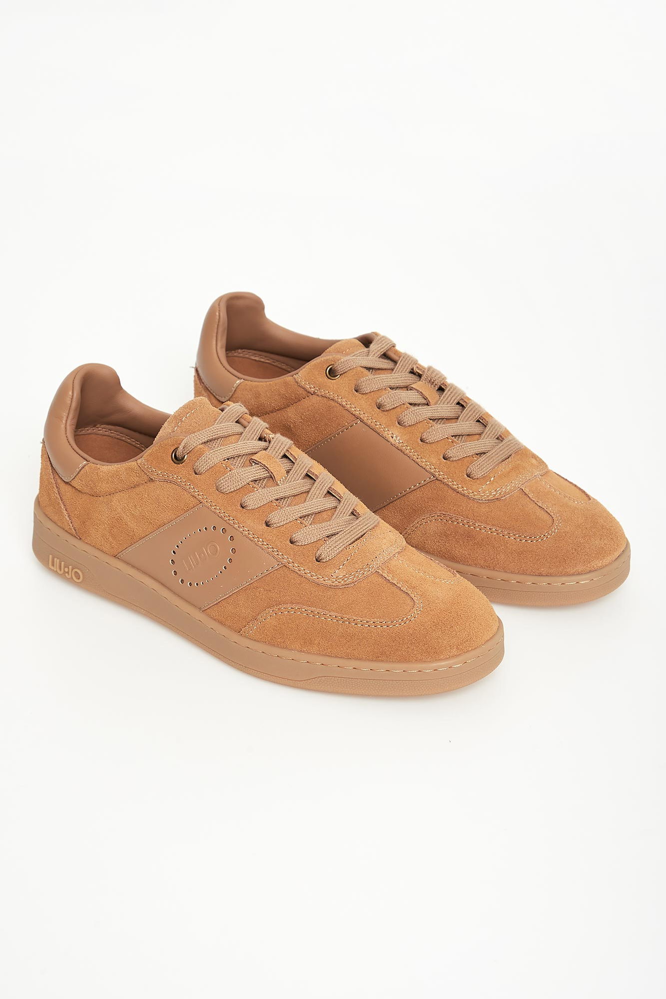 Sneakersy męskie zamszowe LIU JO Kamelowy