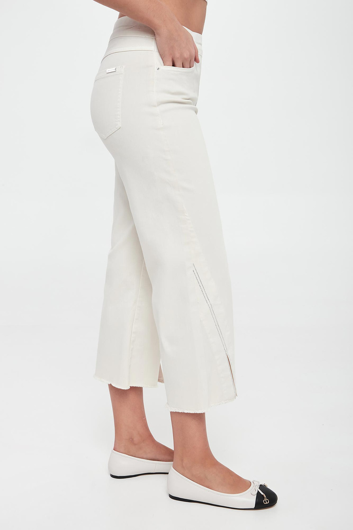 Jeansy damskie z kryształkami JOSEPH RIBKOFF