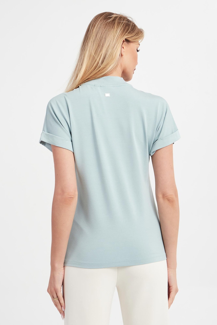 T-shirt damski ze stójką JOOP!