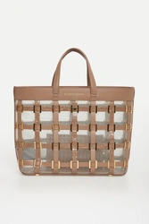 Torebka typu tote półtransparentna ELISABETTA FRANCHI