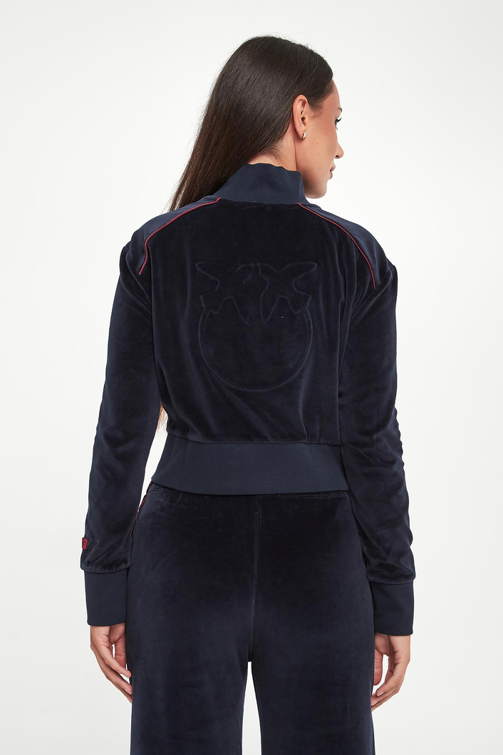 Bluza damska welurowa Majolie PINKO