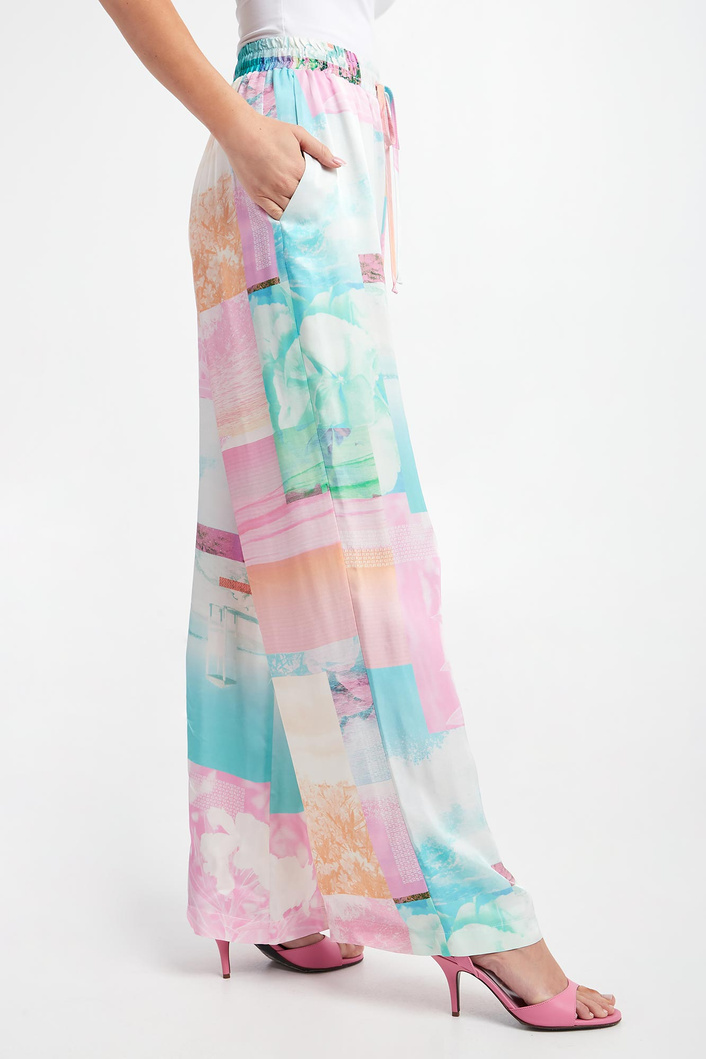 Spodnie damskie satynowe ICE PLAY