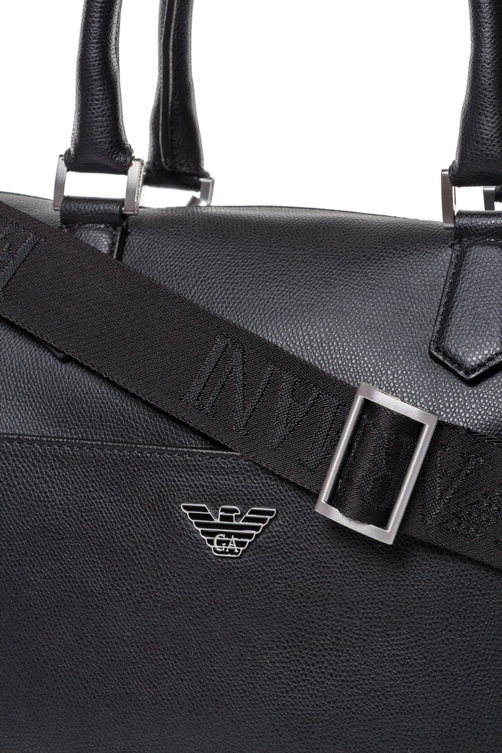 Torba skórzana aktówka EMPORIO ARMANI