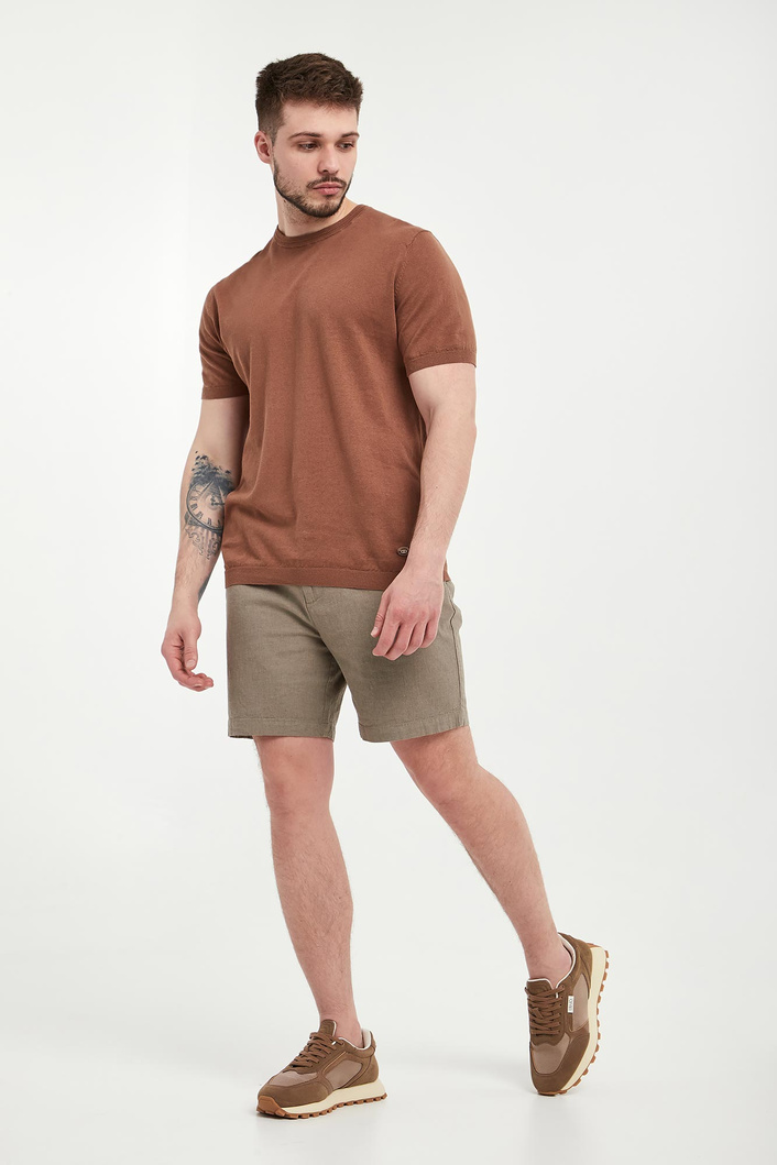 T-shirt męski lniany LIU JO