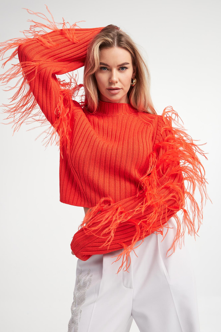 Sweter damski wełniany PATRIZIA PEPE