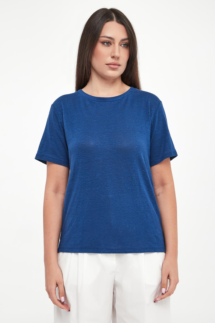 T-shirt lniany Pelota WEEKEND MAX MARA