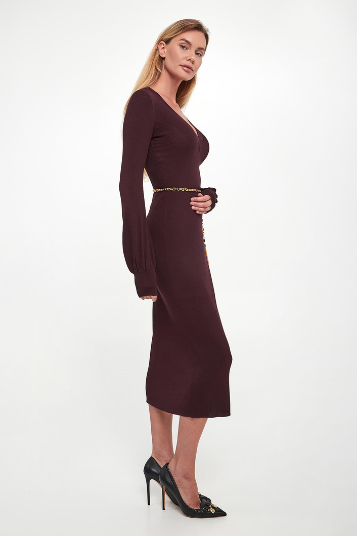 Sukienka z jedwabiem ELISABETTA FRANCHI