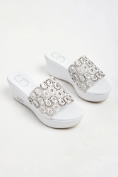 Klapki skórzane CESARE CASADEI