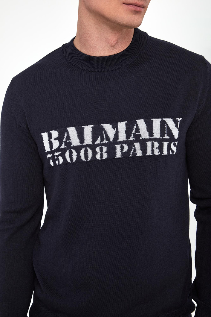 Sweter męski wełniany BALMAIN
