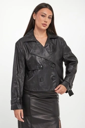 Kurtka damska skórzana ramoneska ARMANI EXCHANGE