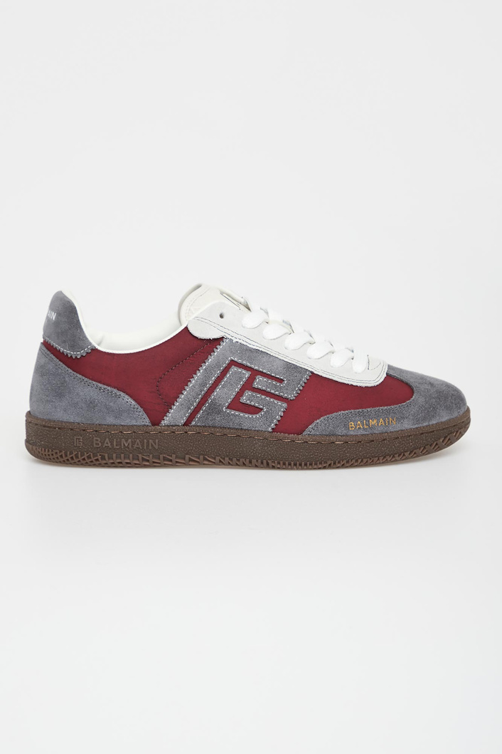 Sneakersy męskie skórzane BALMAIN