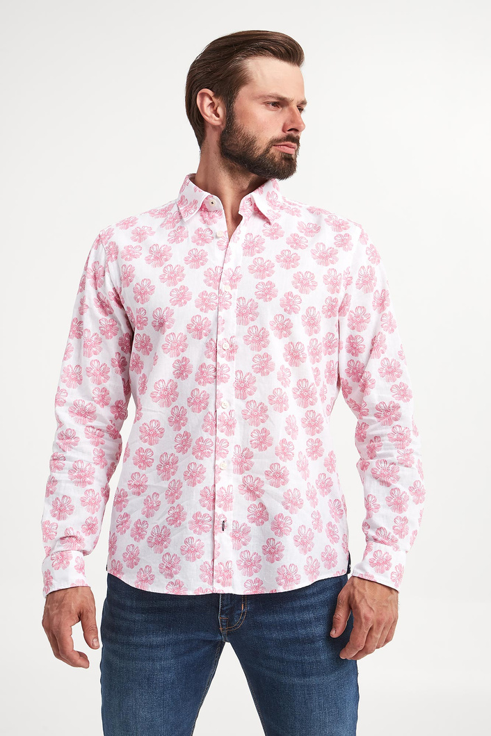 Koszula męska lniana Hanson2K-W JOOP! JEANS