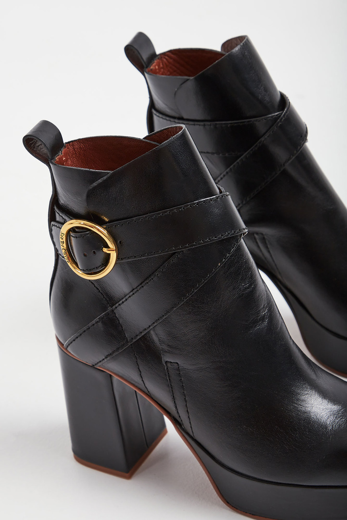 Botki skórzane SEE BY CHLOÉ