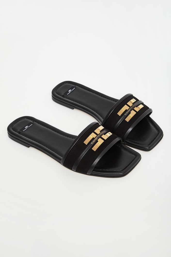 Klapki damskie skórzane ELISABETTA FRANCHI