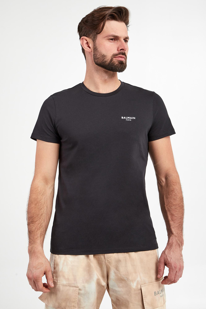 T-shirt męski z logo BALMAIN