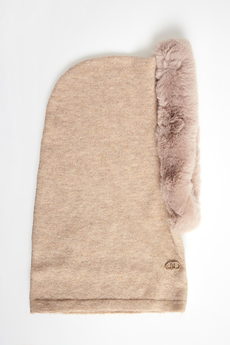 Komin damski z futerkiem LIU JO