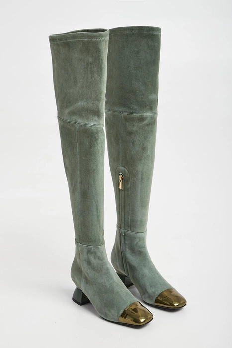 Kozaki maxi skórzane BALDININI