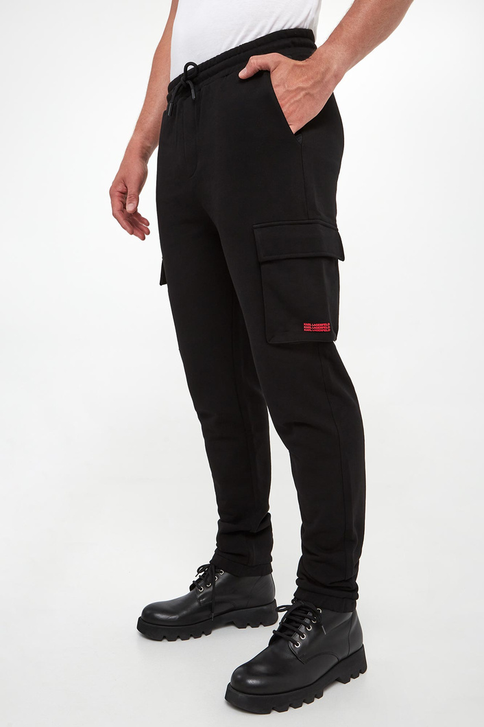 Spodnie dresowe męskie cargo KARL LAGERFELD