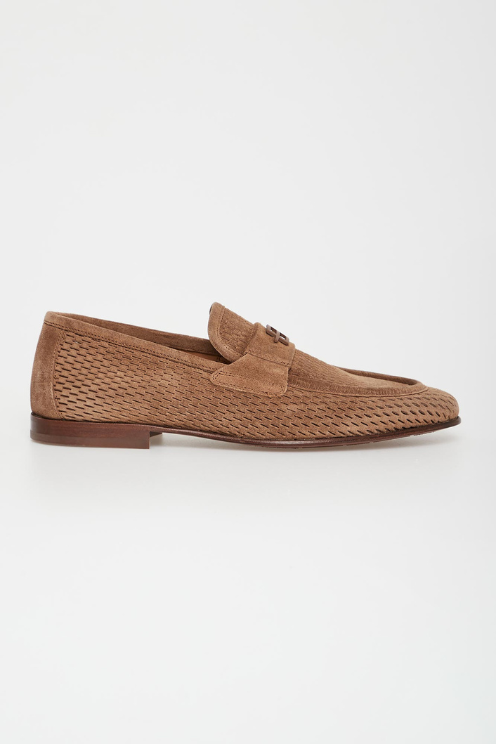 Loafersy męskie zamszowe BALDININI