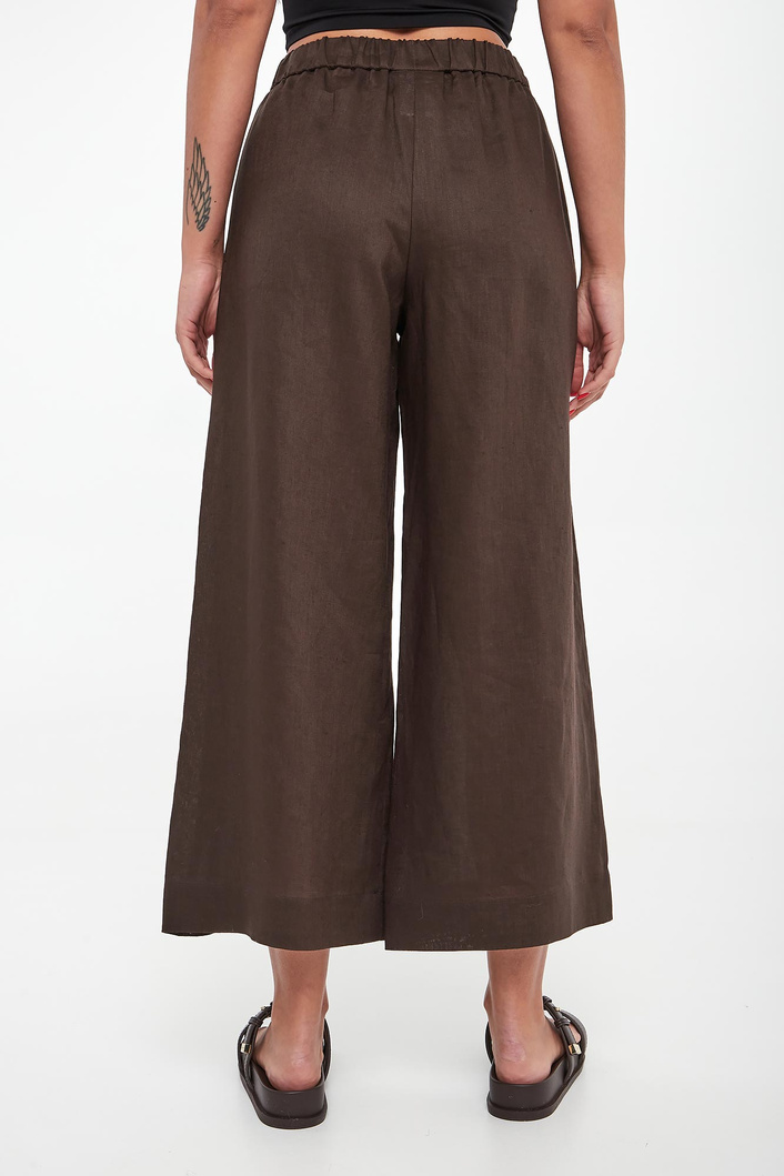 Spodnie damskie lniane Canneti MM