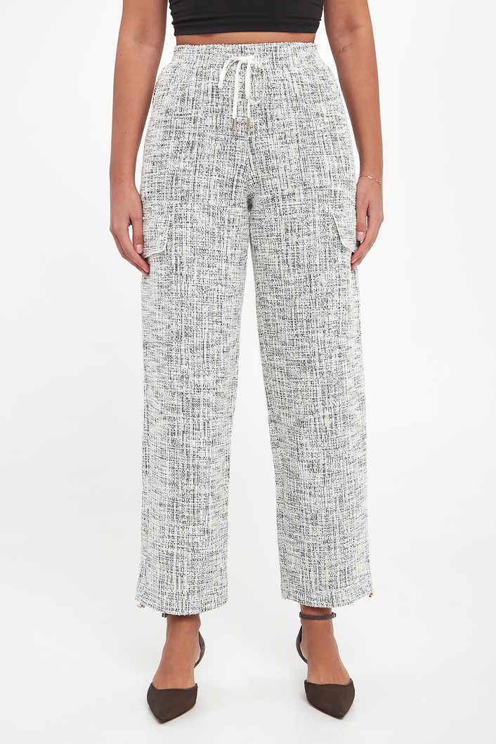 Spodnie damskie tweedowe cargo TWINSET U&B