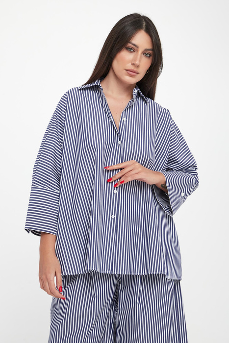 Koszula damska popelinowa w paski Hudson WEEKEND MAX MARA