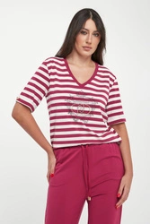T-shirt damski w paski LIU JO