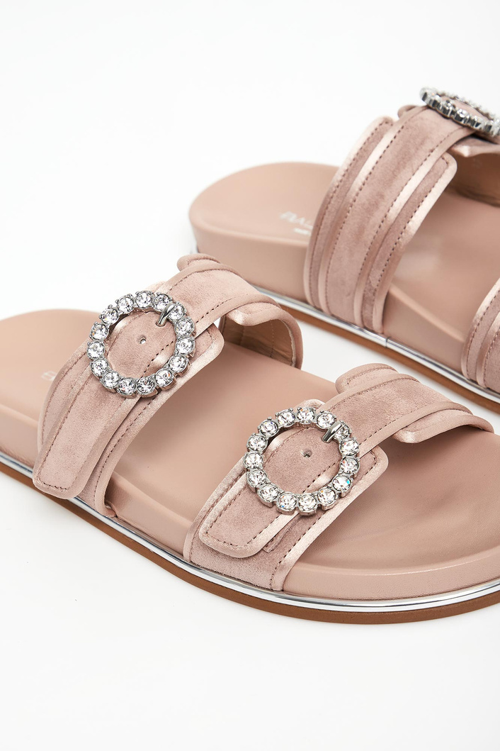 Klapki damskie skórzane BALDININI