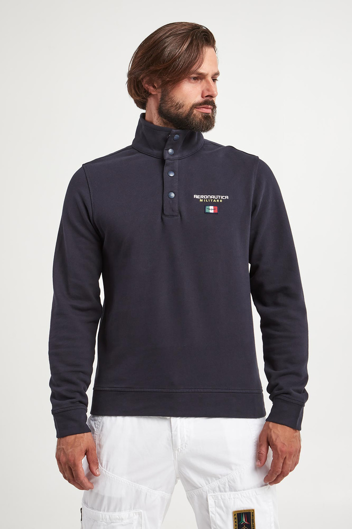 Bluza męska ze stójką AERONAUTICA MILITARE