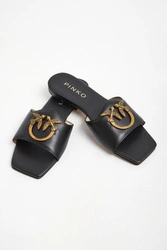 Klapki damskie skórzane Marli PINKO