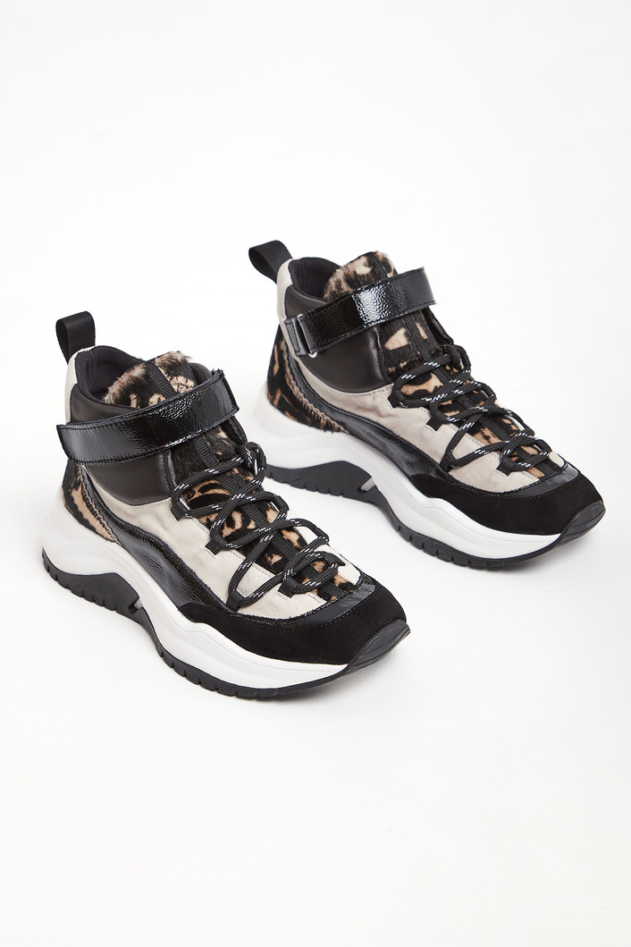 Sneakersy skórzane BALDININI