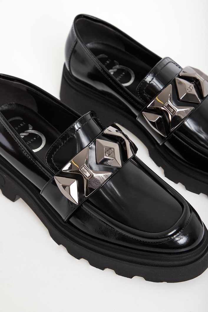 Półbuty damskie skórzane CESARE CASADEI