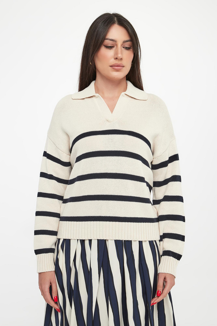 Sweter damski w paski Panfilo WEEKEND MAX MARA