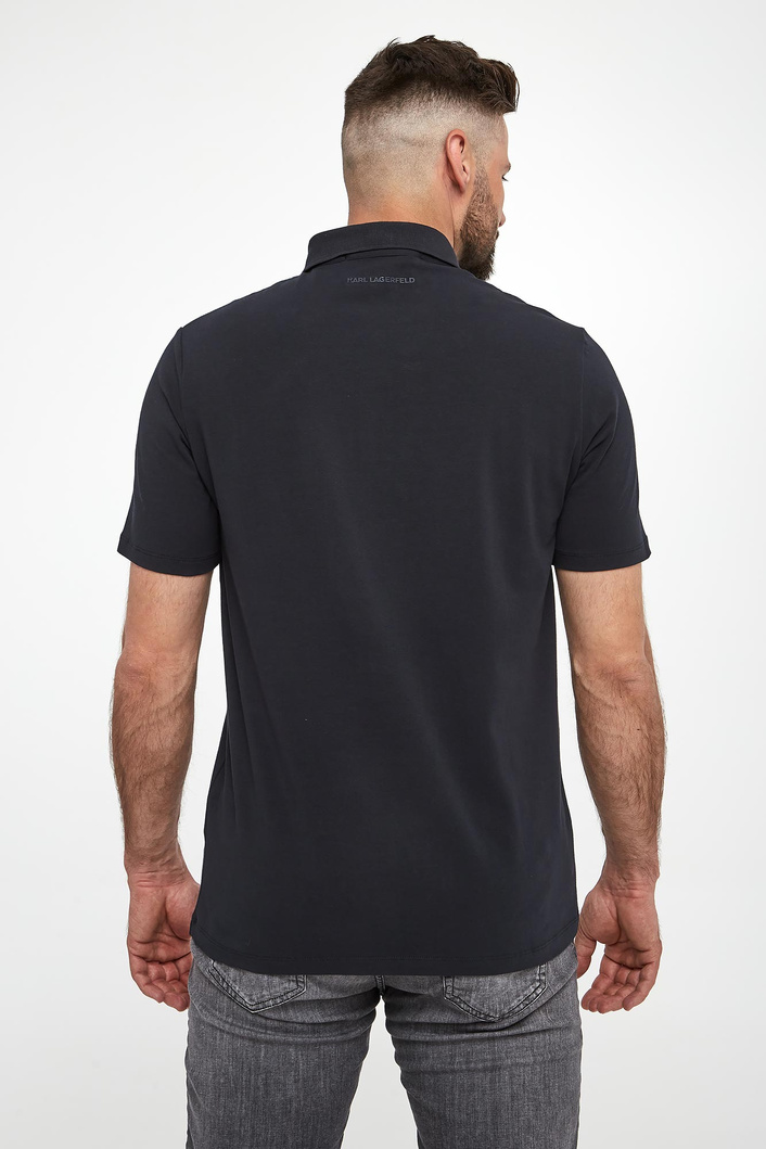 Polo męskie z logo KARL LAGERFELD