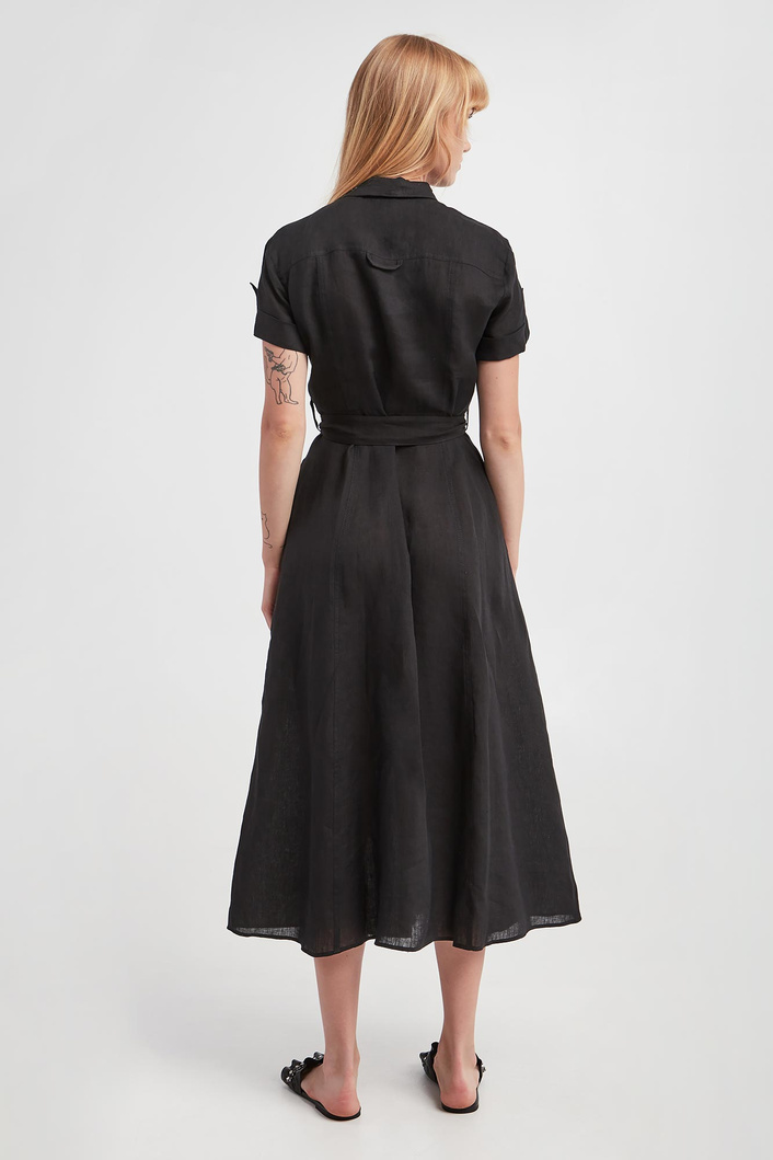 Sukienka lniana Banca MARELLA SPORT