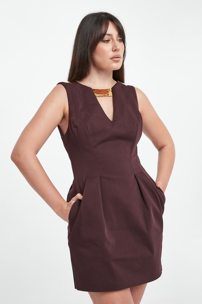 Sukienka damska z gabardyny ELISABETTA FRANCHI