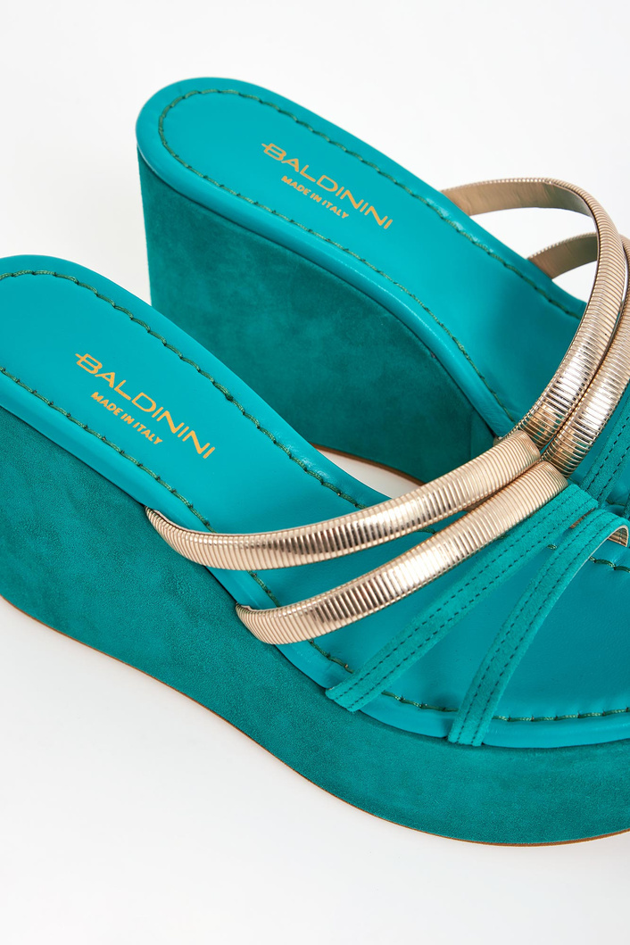 Klapki damskie na koturnie BALDININI