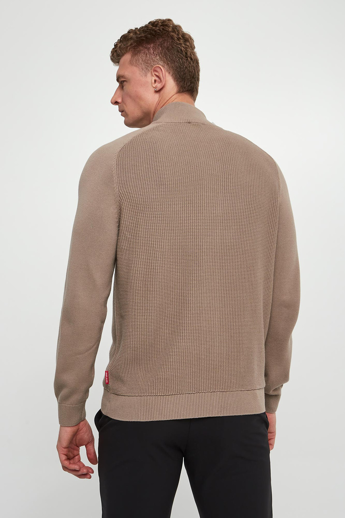 Sweter męski zapinany na zamek Olegor JOOP! JEANS