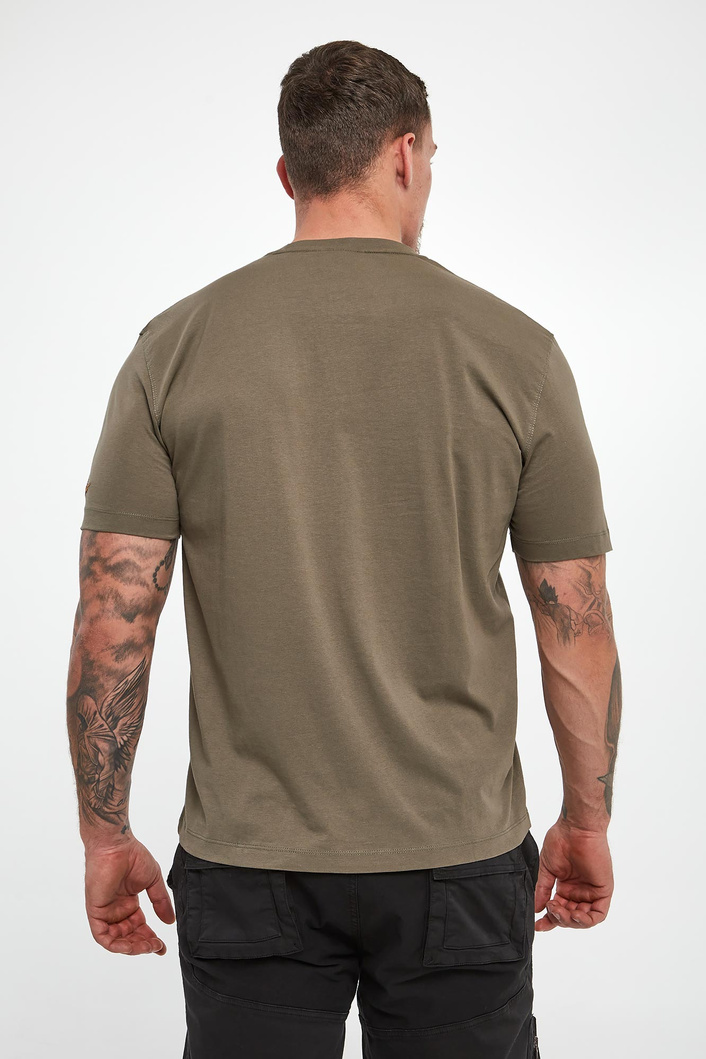 T-shirt męski z logo AERONAUTICA MILITARE