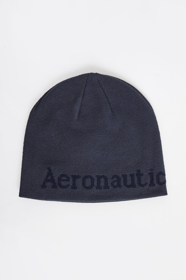 Czapka męska z logo AERONAUTICA MILITARE