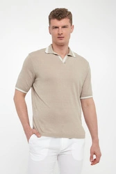 Polo męskie lniane PAUL&SHARK