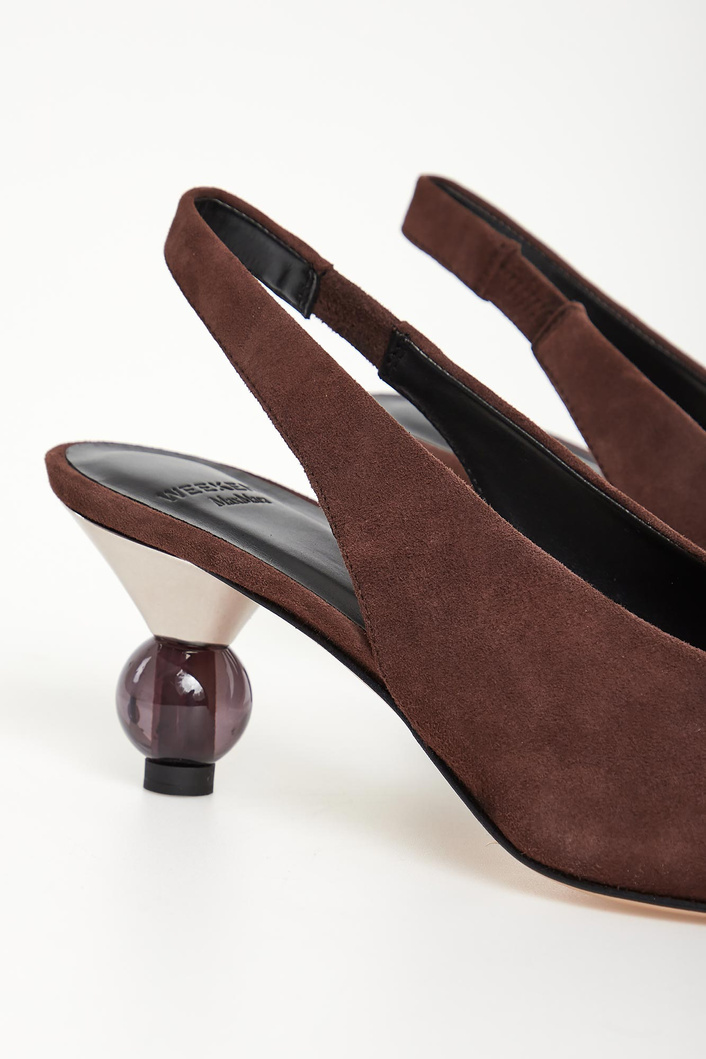 Czółenka zamszowe Pasticcino Orma WEEKEND MAX MARA