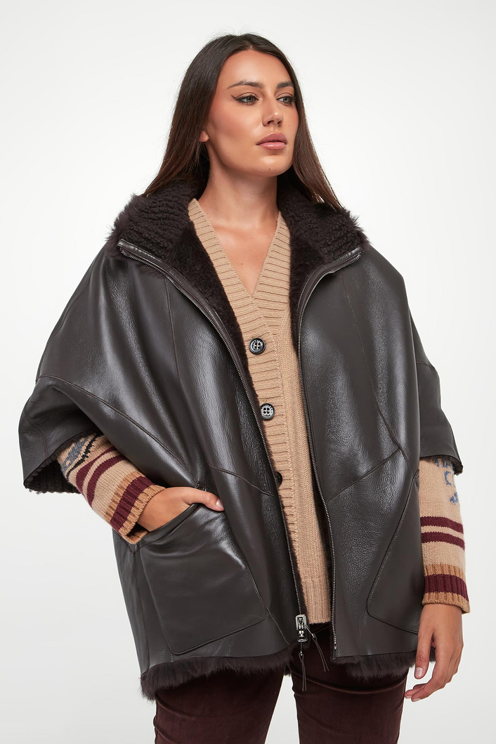 Kamizelka damska dwustronna futrzana DIEGO M