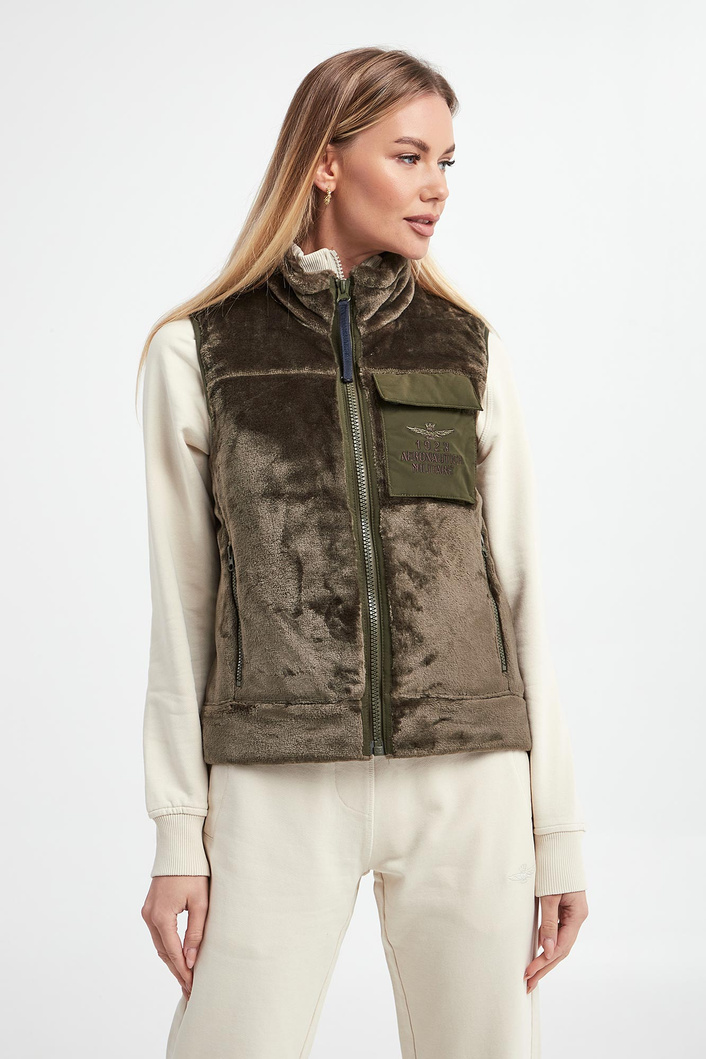 Kamizelka damska futrzana AERONAUTICA MILITARE