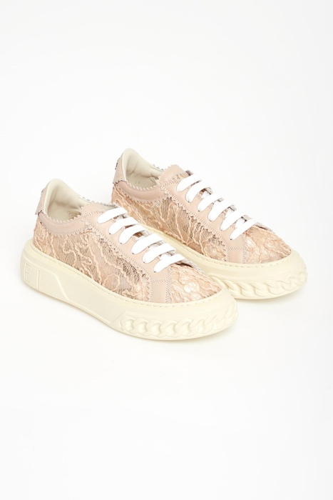 Sneakersy damskie skórzane CASADEI