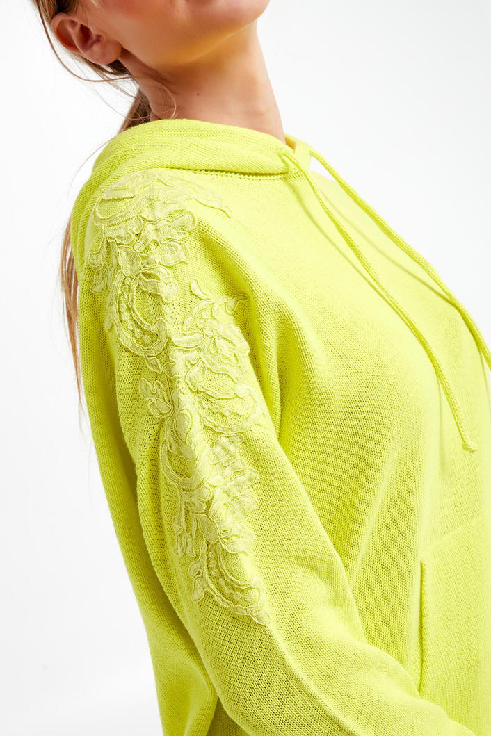 Sweter damski z kapturem ERMANNO FIRENZE