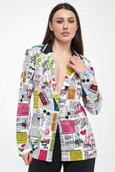 Marynarka damska we wzory JOSEPH RIBKOFF